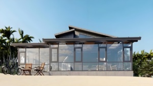 カスタムモダンドイツソラリウムウィンターガーデンアルミニウムプレハブガラスハウス住宅用ビクトリア朝の現代的なフラット