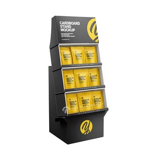 Siêu thị Snack có thể gập lại khoai tây cho <span class=keywords><strong>Pop</strong></span> hiển thị đứng bán lẻ miễn phí đứng tông hiển thị sàn giấy hiển thị sàn - Product Image 2