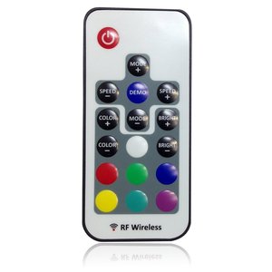Rf Wireless RGB führte Controller DC5-24V 17 Key Remote Mini LED Controller - Product Image 5