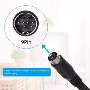 Mini Din enchufe de 9 pines a 3 RCA macho Cable RCA estéreo Audio Video Cable - Product Image 5