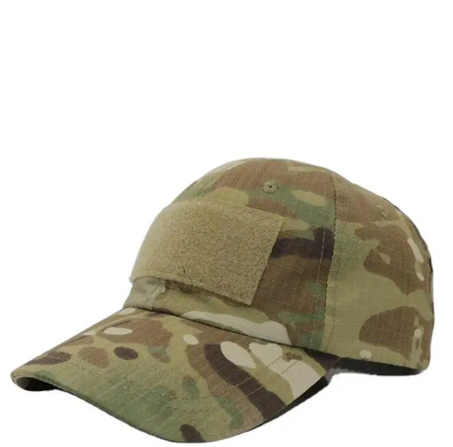 Camouflage Farbe Baseball kappe mit Klett verschluss Großhandel gedruckt rosa Camo Muster 6 Panel Baseball kappe