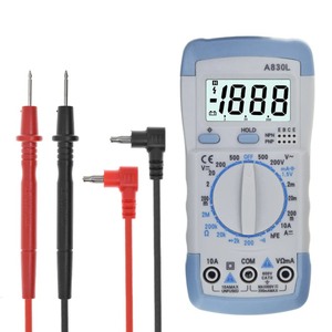 A830L LCD Digital Multimeter DC AC Voltage Diode Freguency Multitester Volt <strong>Tester</strong> Test Current - Product Image 2