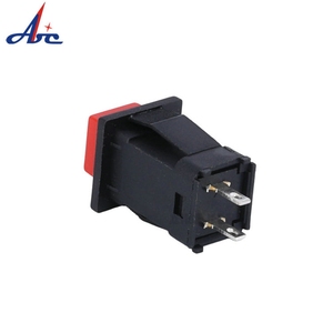 14*14mm square 2pin Self-locking <strong>Switch</strong> DS430DS-429 1NC ON-(OFF) DS-429 OFF-(ON) Momentary Mini Push Button <strong>Switch</strong> - Product Image 3