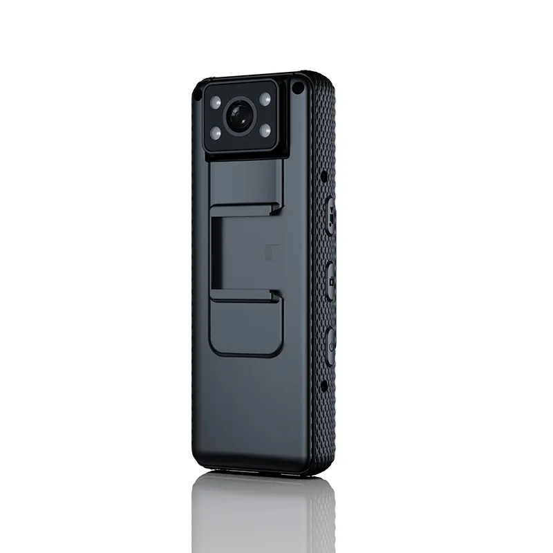 1080P tragbare Mini-Karosserie-Kamera Weitwinkel 180 Drehbar HD-Objektiv IR Nachtsicht-Recorder für Strafverfolgung