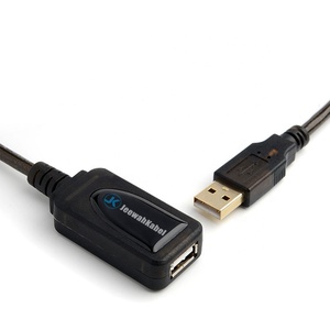 Cable de extensión activo USB 2,0, 1m, 15M, macho, hembra, conector chapado en oro, blindaje trenzado, impresora, uso de red informática, muestra gratis - Product Image 2