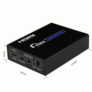 RCA Composite-convertidor exclusivo CVBS AV o s-video + entrada de Audio R/L a salida HDMI, compatible con interruptor de salida 720P/ 1080P para N64 PS2
