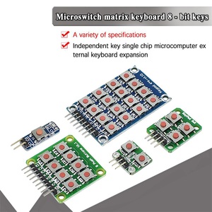 Micro Switch 1*2/2*2/2*4/4*4 <strong>Matrix</strong> Keyboard 8-bit Button Independent Button MCU External Expansion Keyboard Module - Product Image 1
