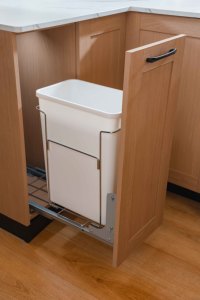 Cubo de basura fabricación impermeable 35L capacidad extraíble cocina cubo de basura contenedor de basura - Product Image 2
