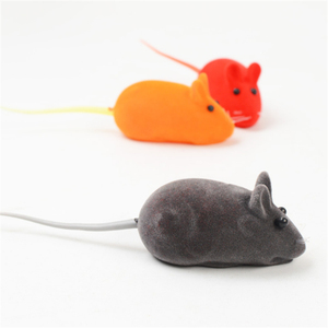 Pet renkli akın peluş fare çiğnemek kauçuk oyuncak köpek çiğneme fare kedi oyuncak gerçekçi fare ses gıcırtılı - Product Image 4