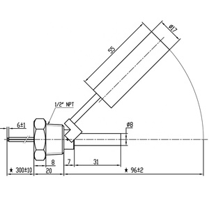 High Quality Fuel <strong>Level</strong> <strong>Float</strong> Type Water <strong>Level</strong> <strong>Sensor</strong> - Product Image 2