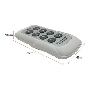 RF 433ทรานสมิตเตอร์8ปุ่ม,รหัสการเรียนรู้กุญแจไร้สายแบบสากลโมดูล RF รีโมทคอนโทรล DC 12V สำหรับประตูโรงรถ - Product Image 3