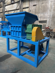 多機能スクラップ重融点PVC HDPE PP PETスクラップデュアルシャフトシングルモーターシュレッダー