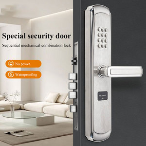 Keyless <strong>Entry</strong> Weatherproof &amp; Anti-Freeze for Doors Gates No Battery <strong>Needed</strong> Heavy Duty Mechanical Combination Lock