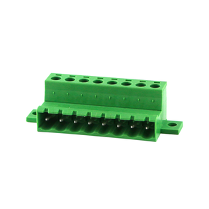 Bloque de terminales enchufable, con orificio de fijación, conectores de cable, tornillo de 5,08mm, paso de 320V - Product Image 1