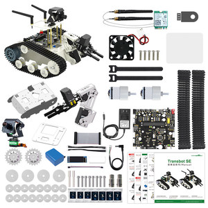 Coche RC educativo Transbot SE con brazo robótico 3 DOF y Cámara 2 DOF basada en ROS para Jetson NANO Raspberry Pi 5