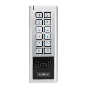 Dual Voltage IP 65 Waterproof Metal Wiegand <strong>Input</strong> &amp; <strong>Output</strong> 125KHz RFID Standalone Access Control Keypad