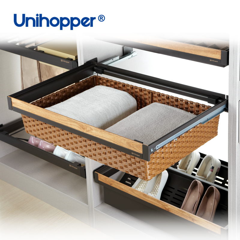 NAKA Panier en rotin PVC