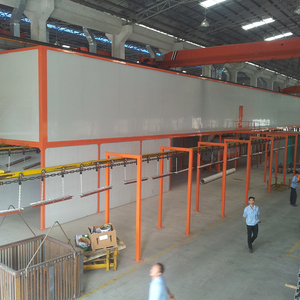 Factory Direct Powder Coating Lackier linie Voll automatische Pulver beschichtung linie Ausrüstung Elektrischer Pulvers pritz lackierofen - Product Image 3
