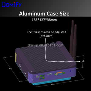 CS02 Micro <strong>Computer</strong> Fanless Case Factory Customizable Aluminum Industrial Chassis OEM <strong>Network</strong> Firewall Router Mini <strong>Computer</strong> - Product Image 5