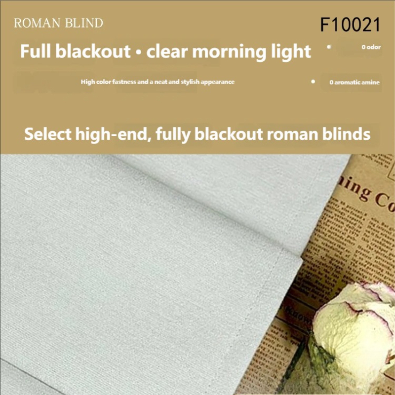 Store romain occultant monocouche : lumière matinale nette