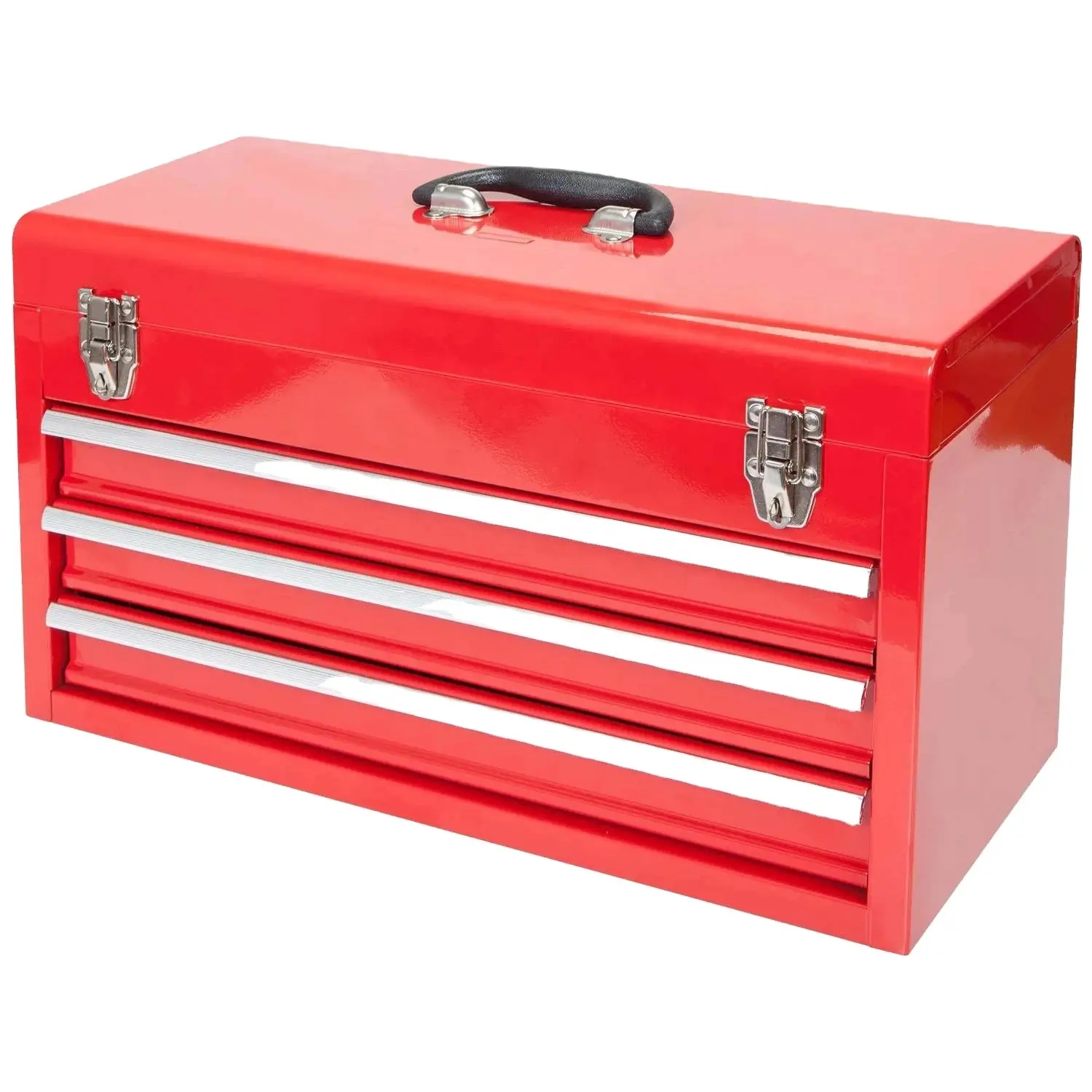 Portable iron material 20inch 3 Drawer tool chest wholesale with Metal Latch Closure tool chest cabinets