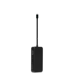 专业官方使用4合1 VGA DVI USB集线器C型适配器，带PD - Product Image 1