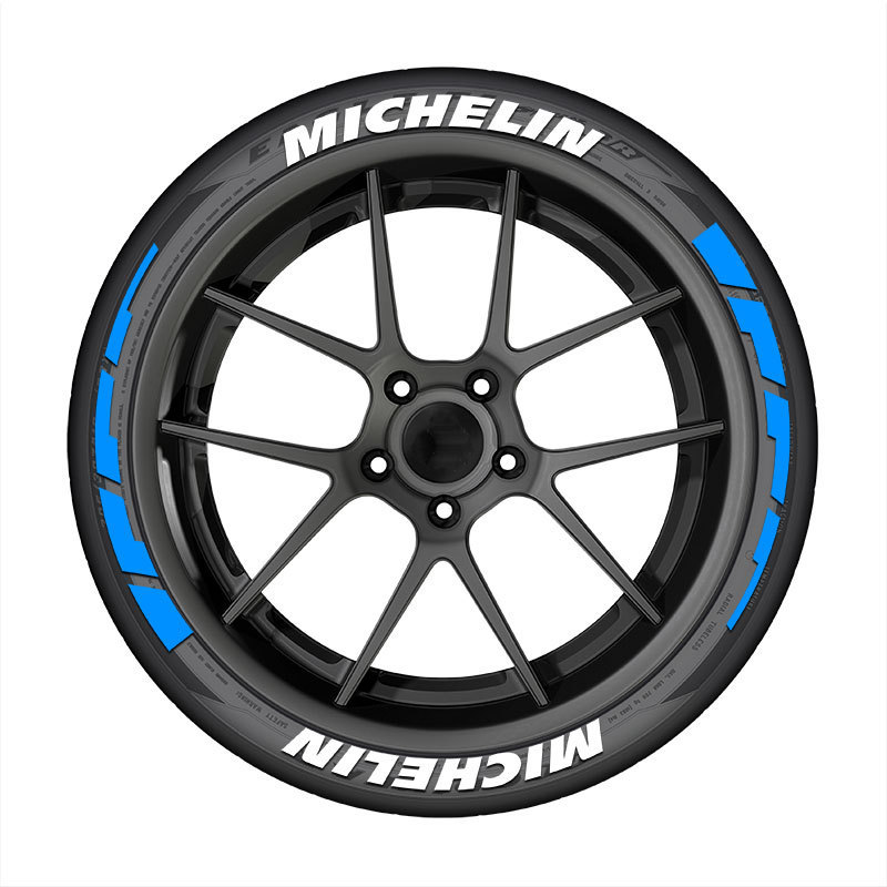 8-Michelin blanco 8-Hoja rota azul