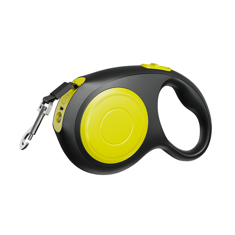 Corde de remorquage rétractable de 8 m - Version Pro jaune avec lumière