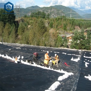 1.5mm HDPE geomembran yüksek yoğunluklu polietilen rulo depolama projesi arjantin - Product Image 6