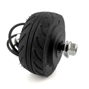4インチエンコーダーハブモーター24V 36V 200Wブラシレスギアレス電気サーボモーターホイールホールセンサー付き1024pprインクリメンタルエンコーダー - Product Image 4