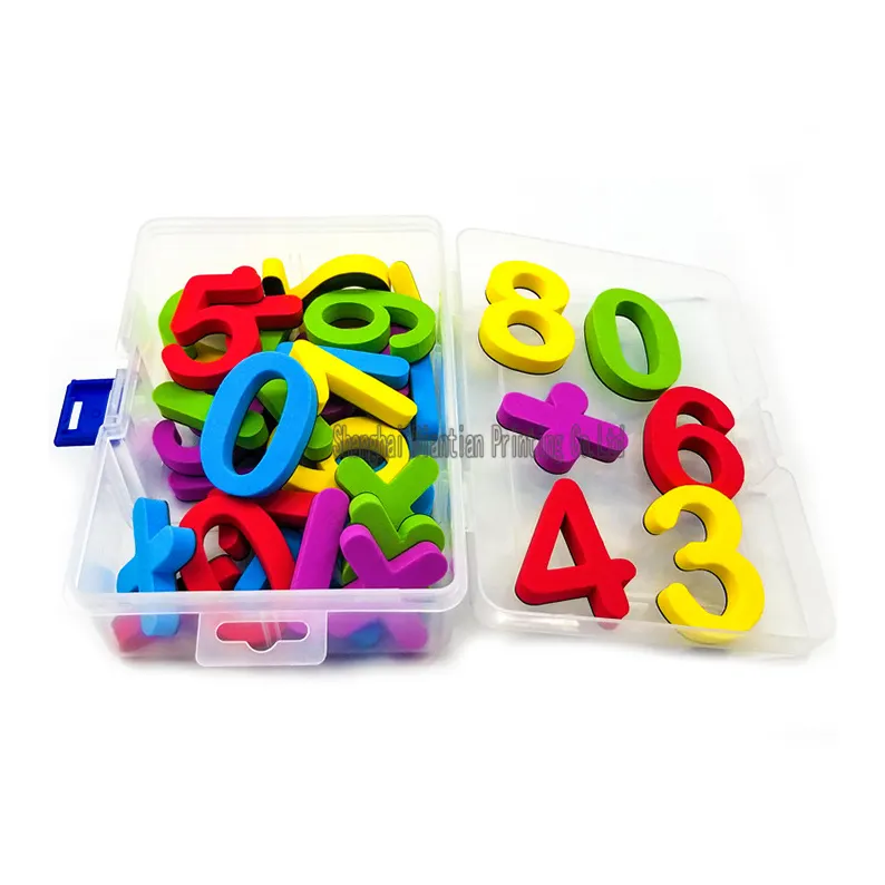 Letras y números del alfabeto, imán de nevera, juguetes educativos para niños
