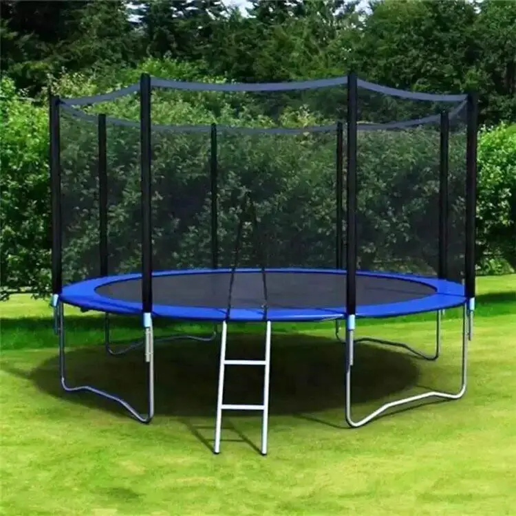 Sundow-castillo hinchable de acero inoxidable, trampolín inflable de 12 pies