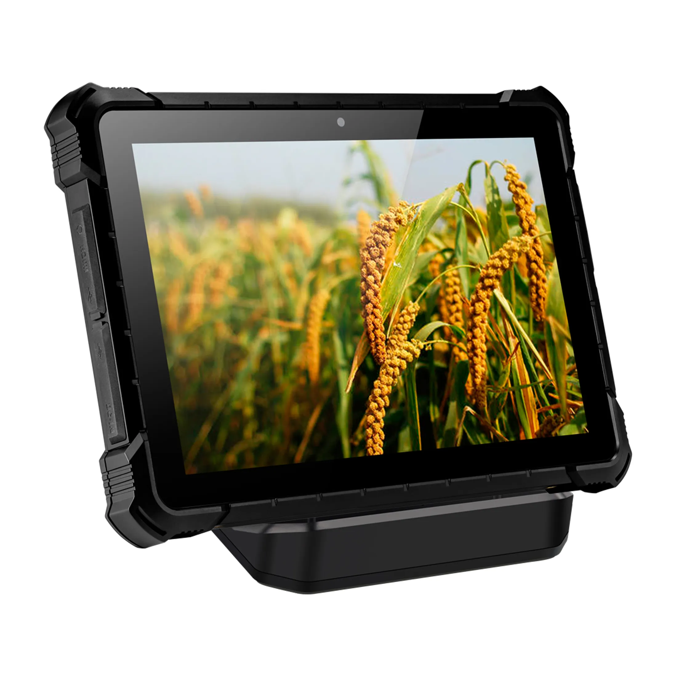 Ip67 Android Robuuste Tablet 4G Lte 10.1 Inch Industriële Tablet 2d Scanner Biometrische Vingerafdruk Robuuste Tablet