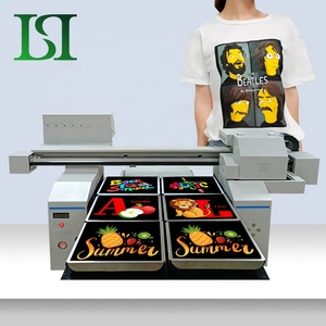 LSTA2A1-0011 2022 hızlı hızlı 2 veya 4 veya 6 baskı pozisyonu cmyk mürekkep püskürtmeli yazıcılar DTG tekstil tişört baskı makinesi - Product Image 1