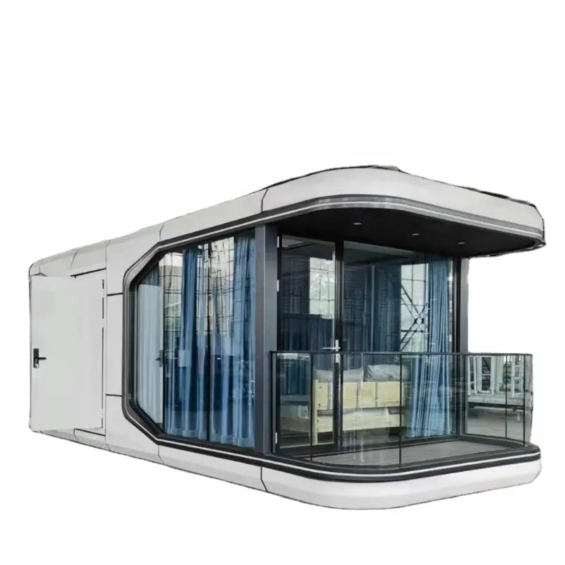 Offre Spéciale de luxe OEM Hôtel de plein air moderne préfabriqué Maison modulaire préfabriquée Mobile portable C70 E40 capsule spatiale