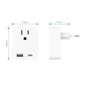 US <strong>Plug</strong> Converter Multiple Styles Power <strong>Plug</strong> Charger <strong>Adapter</strong> US to <strong>EU</strong> International Power <strong>Plug</strong> European Travel Socket Adaptor - Product Image 5