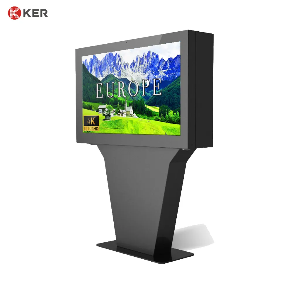 86 inches stand floor horizontal big size outdoor advertising display digital signage hd led screen led video hd
