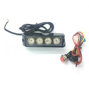 Super Bright High Power 4LED Mini Flashing <strong>LED</strong> Light 24V Auto Car Vehicle Offroad SUV Motorcycle <strong>12V</strong> Grille Light Accessory - Product Image 1