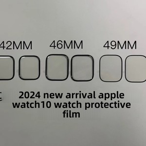 PMMA อุปกรณ์ป้องกันหน้าจอป้องกันรอยขีดข่วน, สำหรับ Apple Watch Series 7 8 5 6 4 3 Ultra HD กระจกใส9H 3D iWatch S10 - Product Image 5