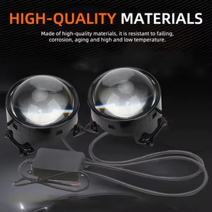 ไฟหน้า LED ตาปีศาจอเนกประสงค์พร้อมเลนส์ตานกอินทรีหลายโหมดสำหรับรถยนต์รถจักรยานยนต์อัพเกรดให้แสงสว่างแบบกำหนดเอง - Product Image 2