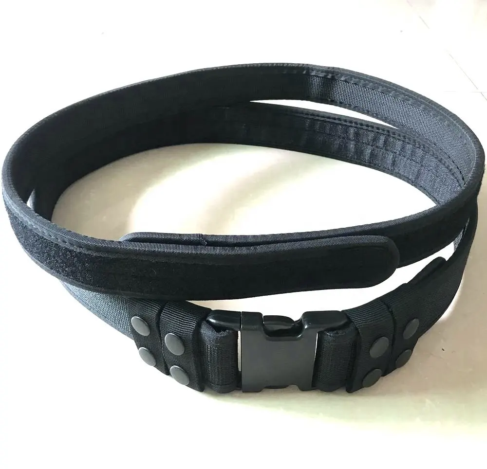 Good Quality 50mm and 38mm Black PP Webbing Material Made Inner and Outer Belt With Plastic Buckle