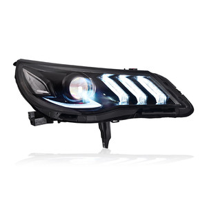 Headlight Assembly for Chevrolet <strong>Malibu</strong> 2016-2018 DRL Sequential Turn Signal <strong>LED</strong> Dual Beam Lens - Product Image 1