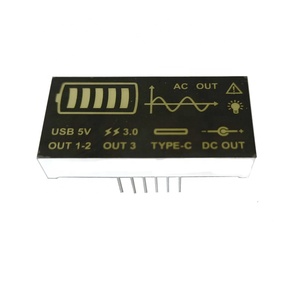 Maßge schneiderte Segment-LED-Anzeige mit unterschied licher Farbe 4-stelliges 7-Segment-Modul-Panel RGB