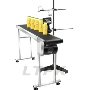 LT-900 Fabrik Preis Automatische kontinuierliche Tinte Batch Inkjet Drucker Batch Datum Codierer Drucken Qr Codierung Maschine mit Förderer - Product Image 4
