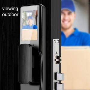 Tuya 3d yüz tanıma akıllı kapı kilidi elektrik güvenlik ev yüz tanıma parmak izi kapı kilit - Product Image 4