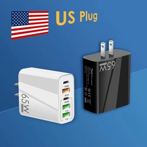 65W PD Fast Charger EU US UK 2 Type-c 3 <strong>USB</strong> Port <strong>Multiple</strong> <strong>Output</strong> <strong>Adapter</strong> Mobile Phone Travel Wall Charger for macbook - Product Image 4