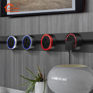 KLASS電気デスクトップソケットキッチンリビングルームベッドルームオフィス交換可能モジュールパワートラックレールソケット - Product Image 3
