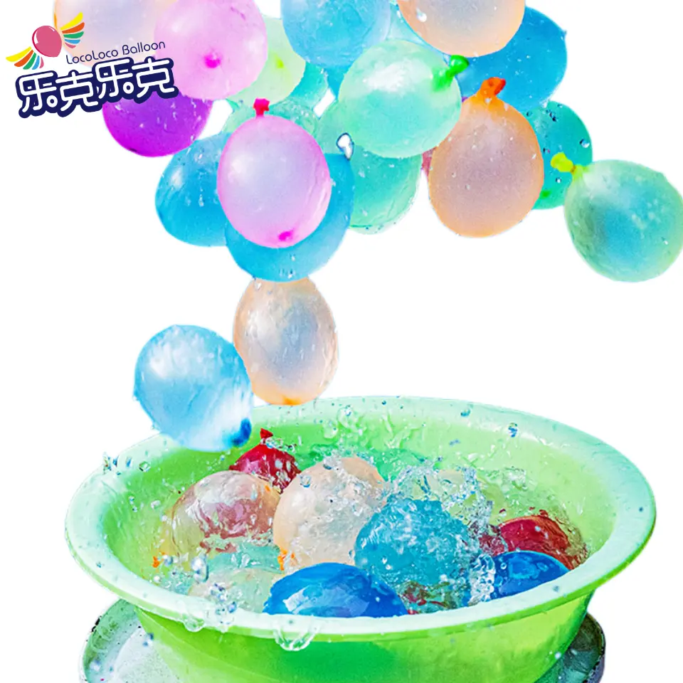 Venta al por mayor varios globos de vacaciones globos de agua de inyección rápida comercial