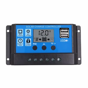 12V/24V HD LCD-Display Auto Work Solar laderegler 10A/20A/30A PWM Dual USB-Ausgang Solarzellen-Panel-Laderegler - Product Image 1