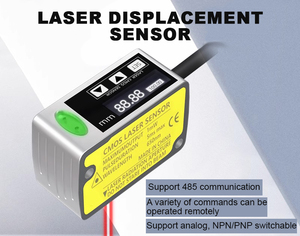 Sensor de Desplazamiento láser MOTEE, interruptor de medidor de distancia, medición analógica, medición de espesor, Sensor de altura 485 - Product Image 5